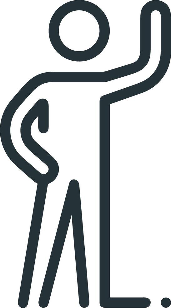 Hand icon symbol image illustration vector
