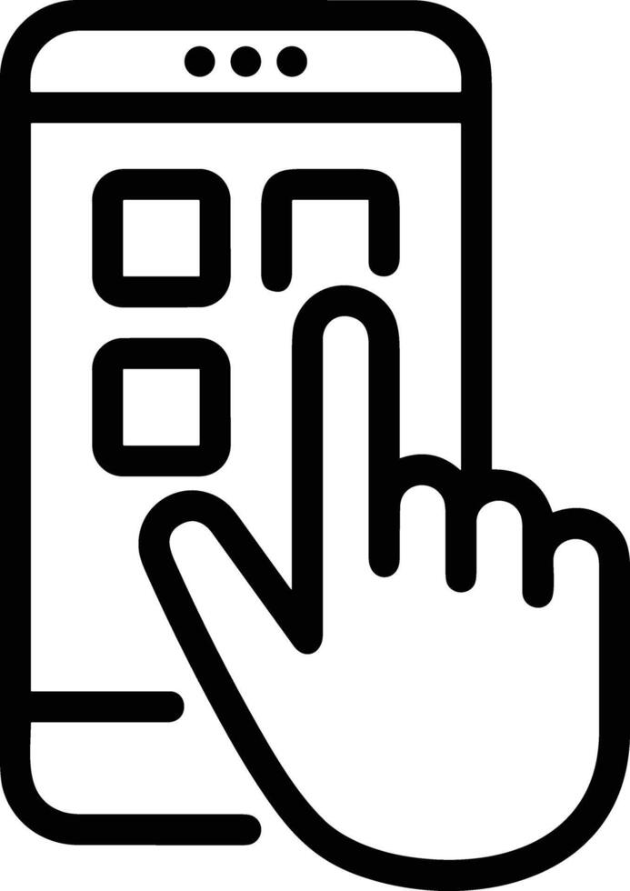 Hand icon symbol image illustration vector