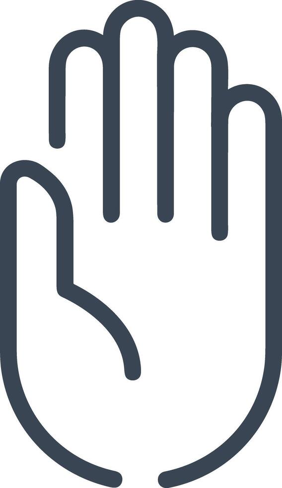 Hand icon symbol image illustration vector