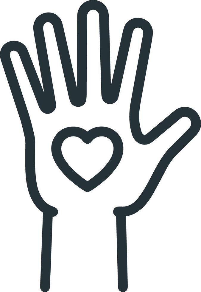 Hand icon symbol image illustration vector