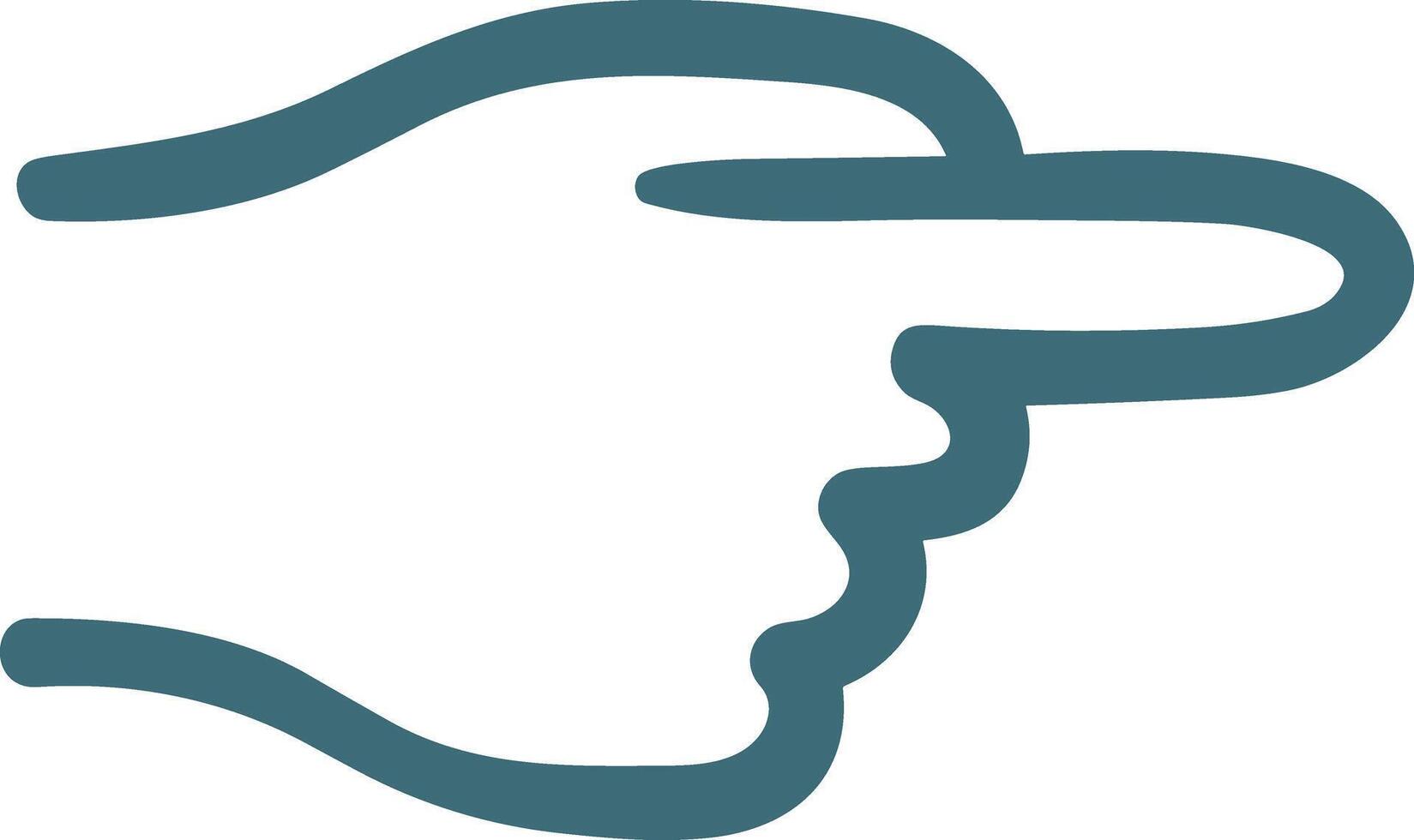 Hand icon symbol image illustration vector