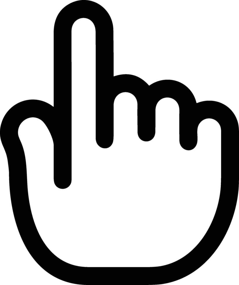 Hand icon symbol image illustration vector