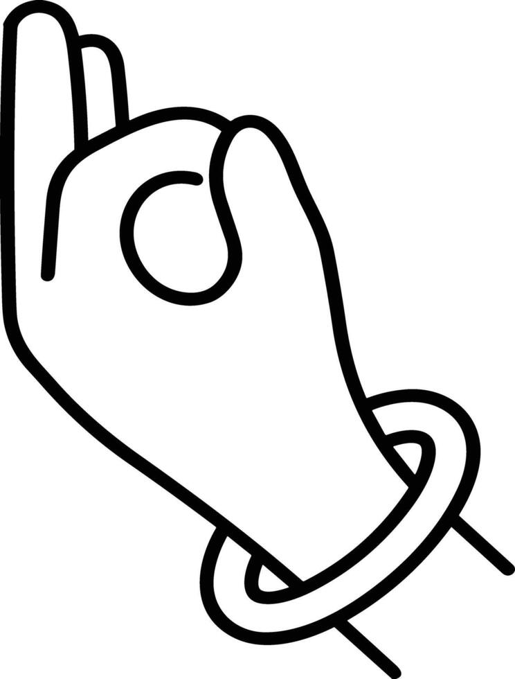 Hand icon symbol image illustration vector