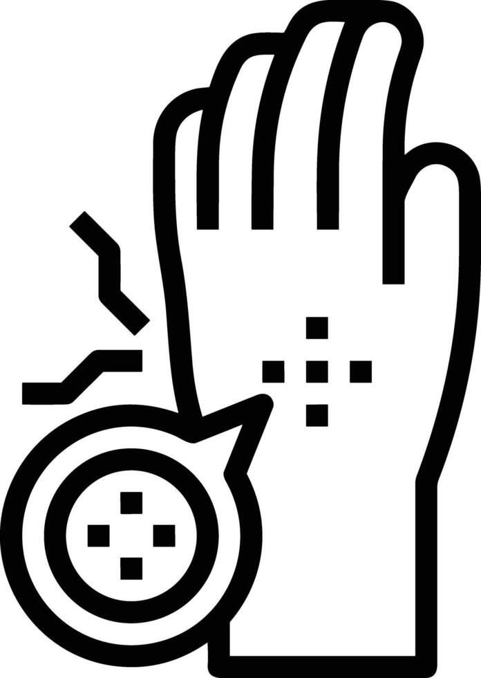 Hand icon symbol image illustration vector