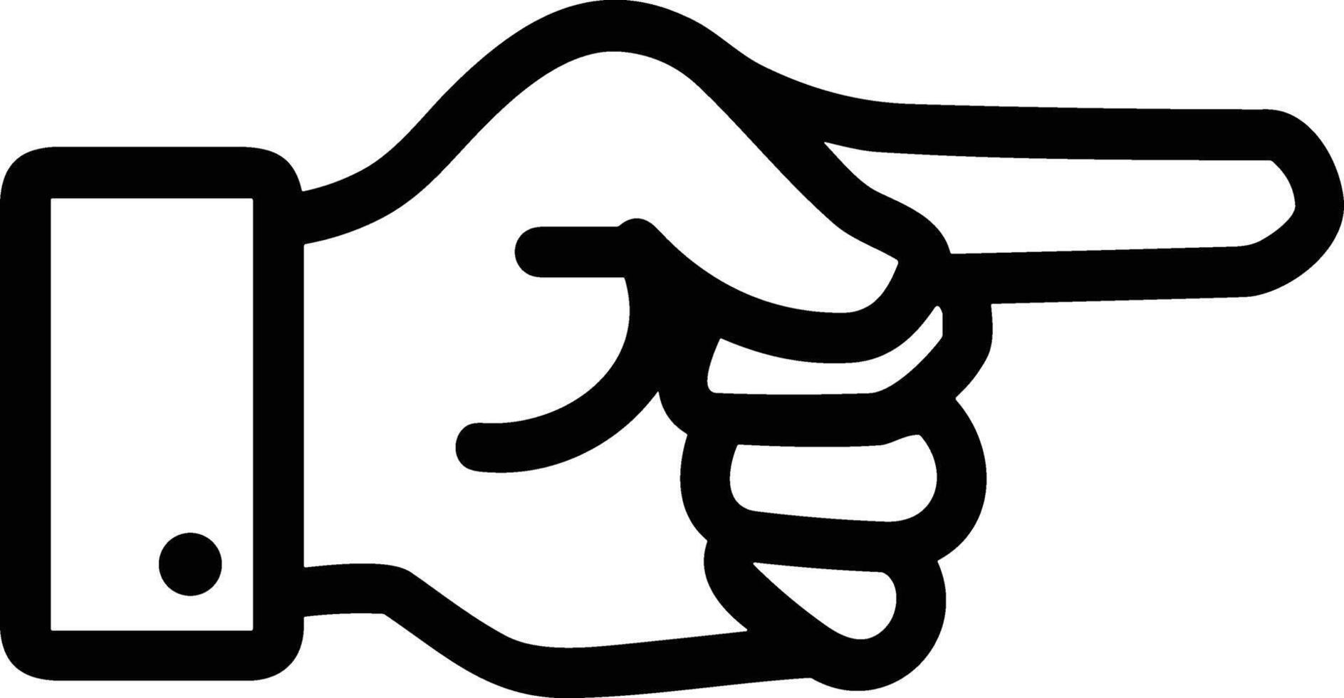 Hand icon symbol image illustration vector