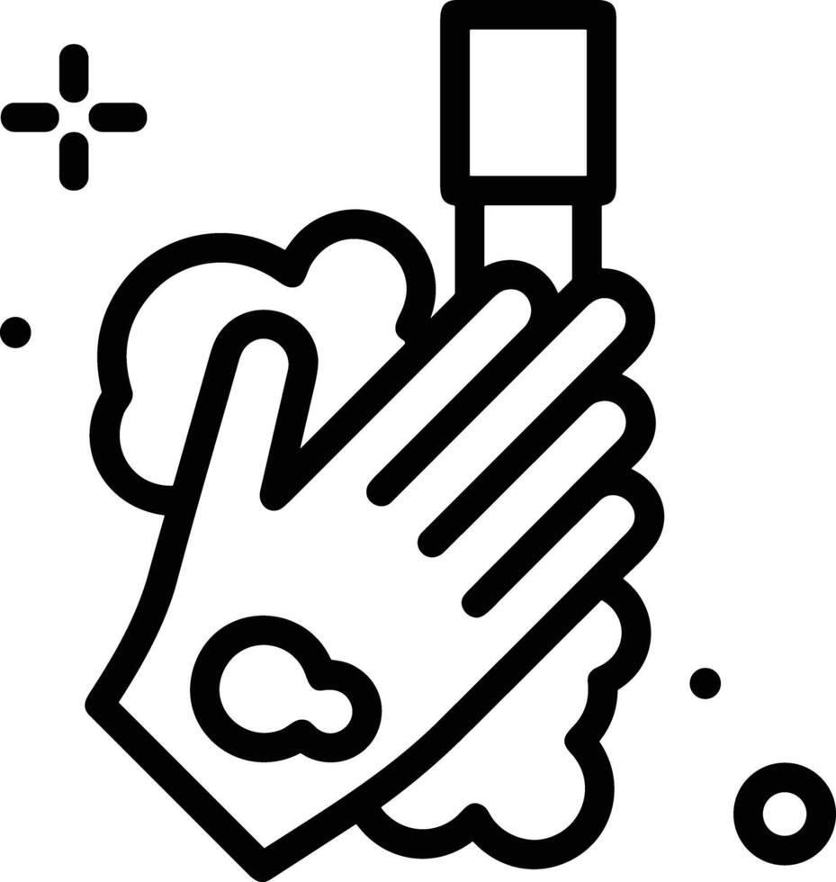 Hand icon symbol image illustration vector