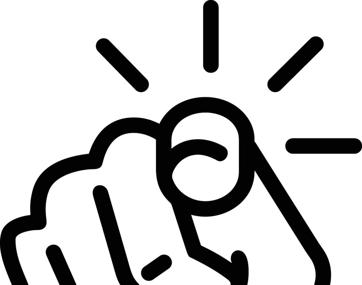 Hand icon symbol image illustration vector