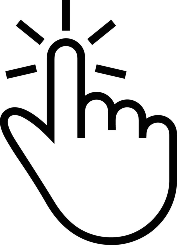 Hand icon symbol image illustration vector