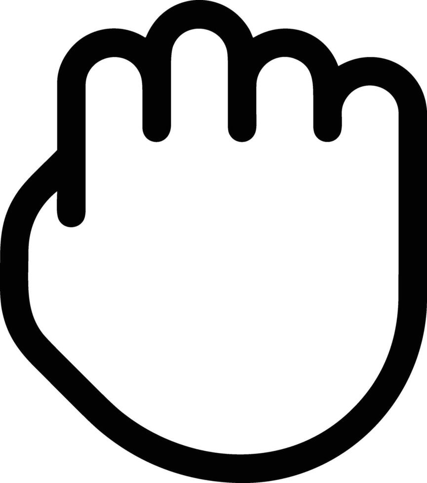 Hand icon symbol image illustration vector