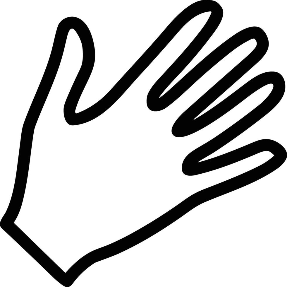 Hand icon symbol image illustration vector