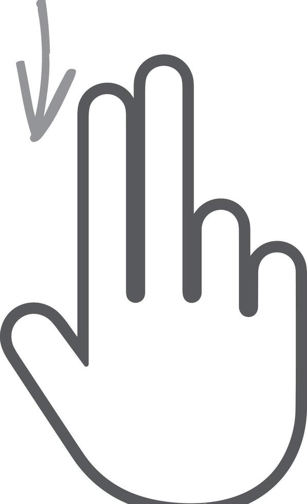Hand icon symbol image illustration vector