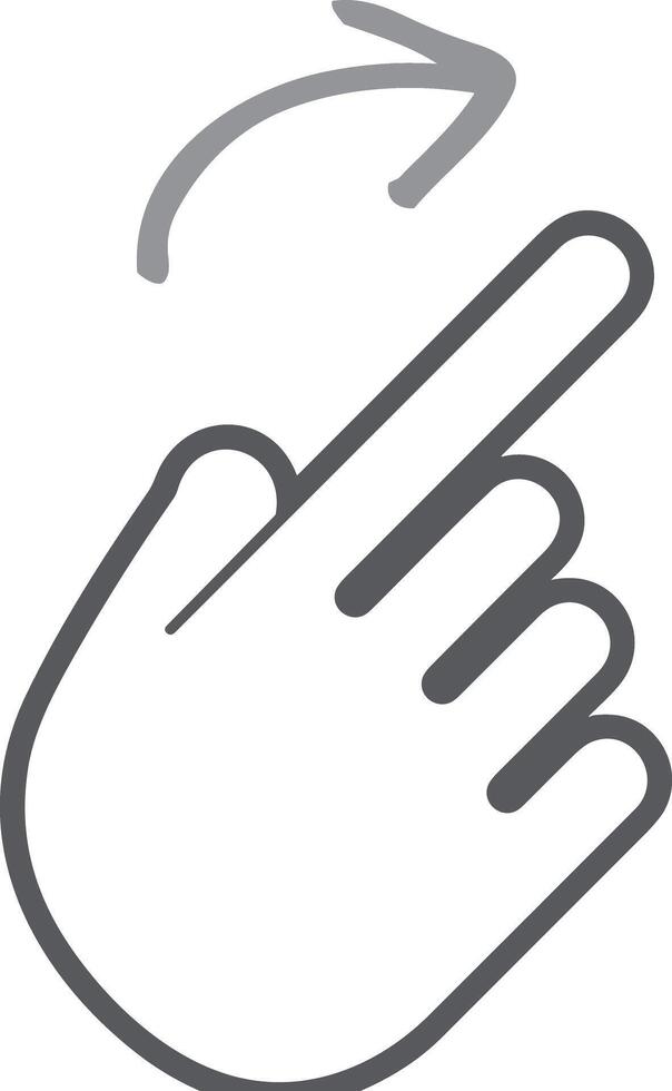 Hand icon symbol image illustration vector