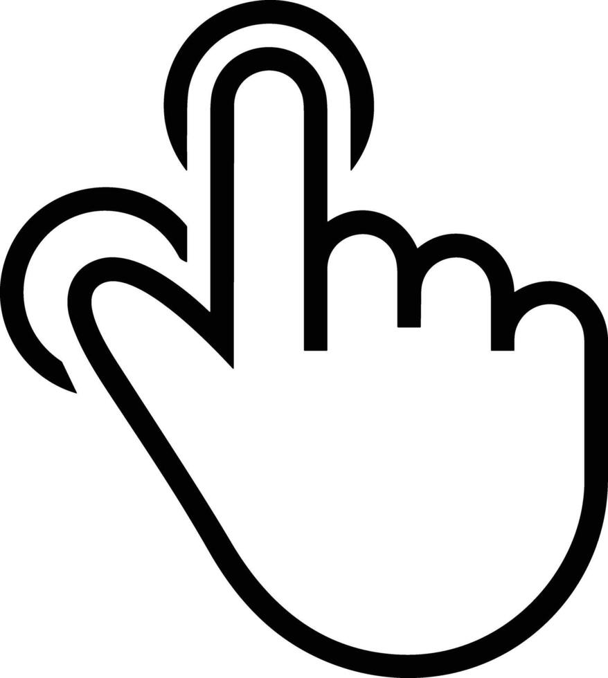Hand icon symbol image illustration vector