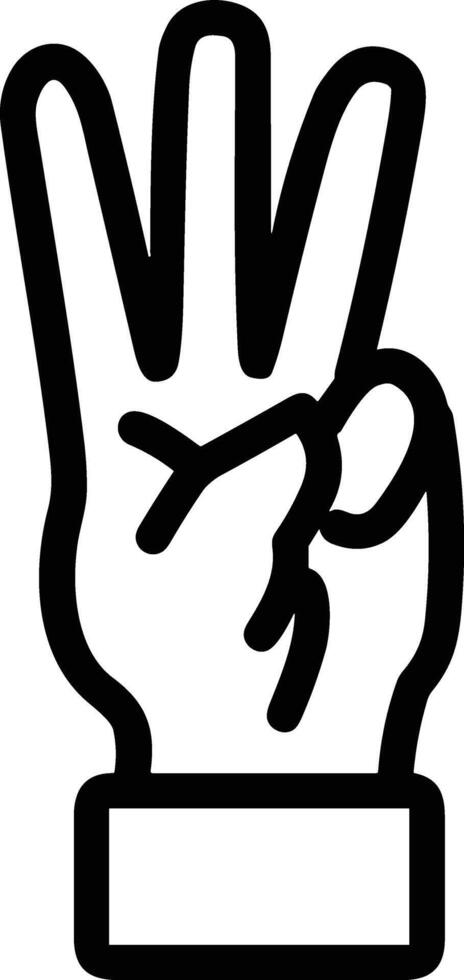 Hand icon symbol image illustration vector