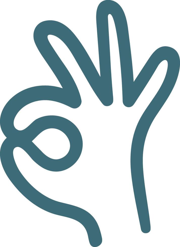 Hand icon symbol image illustration vector