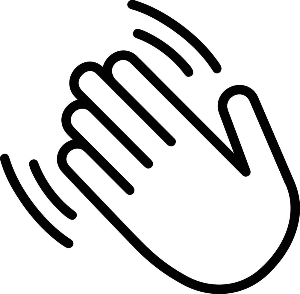 Hand icon symbol image illustration vector