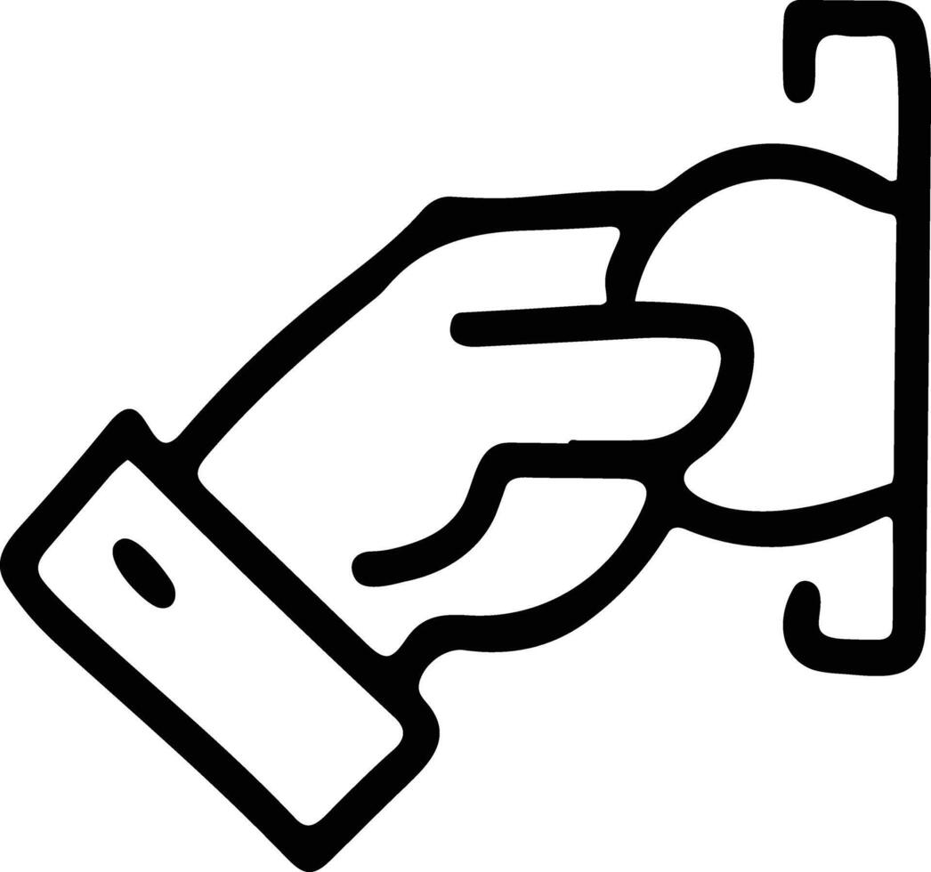 Hand icon symbol image illustration vector