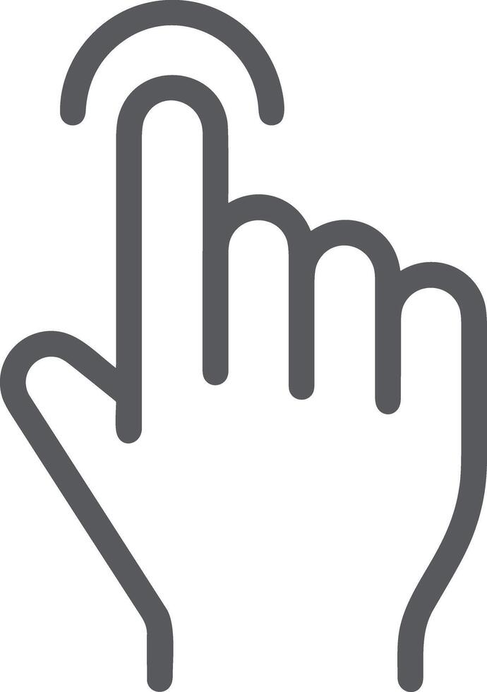 Hand icon symbol image illustration vector