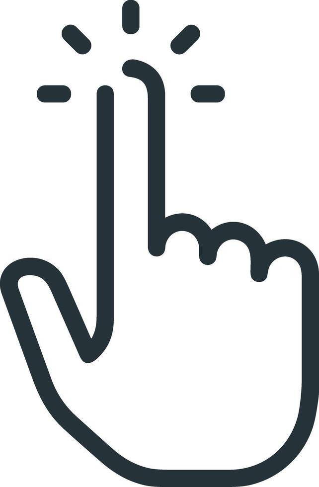Hand icon symbol image illustration vector