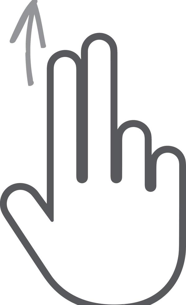 Hand icon symbol image illustration vector