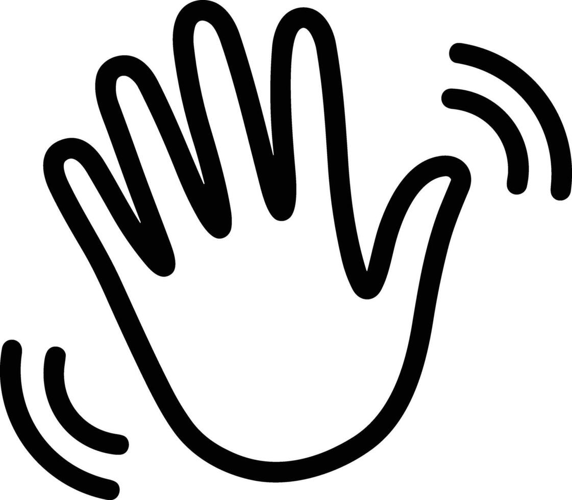Hand icon symbol image illustration vector
