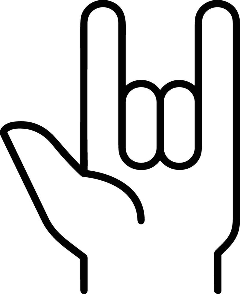 Hand icon symbol image illustration vector