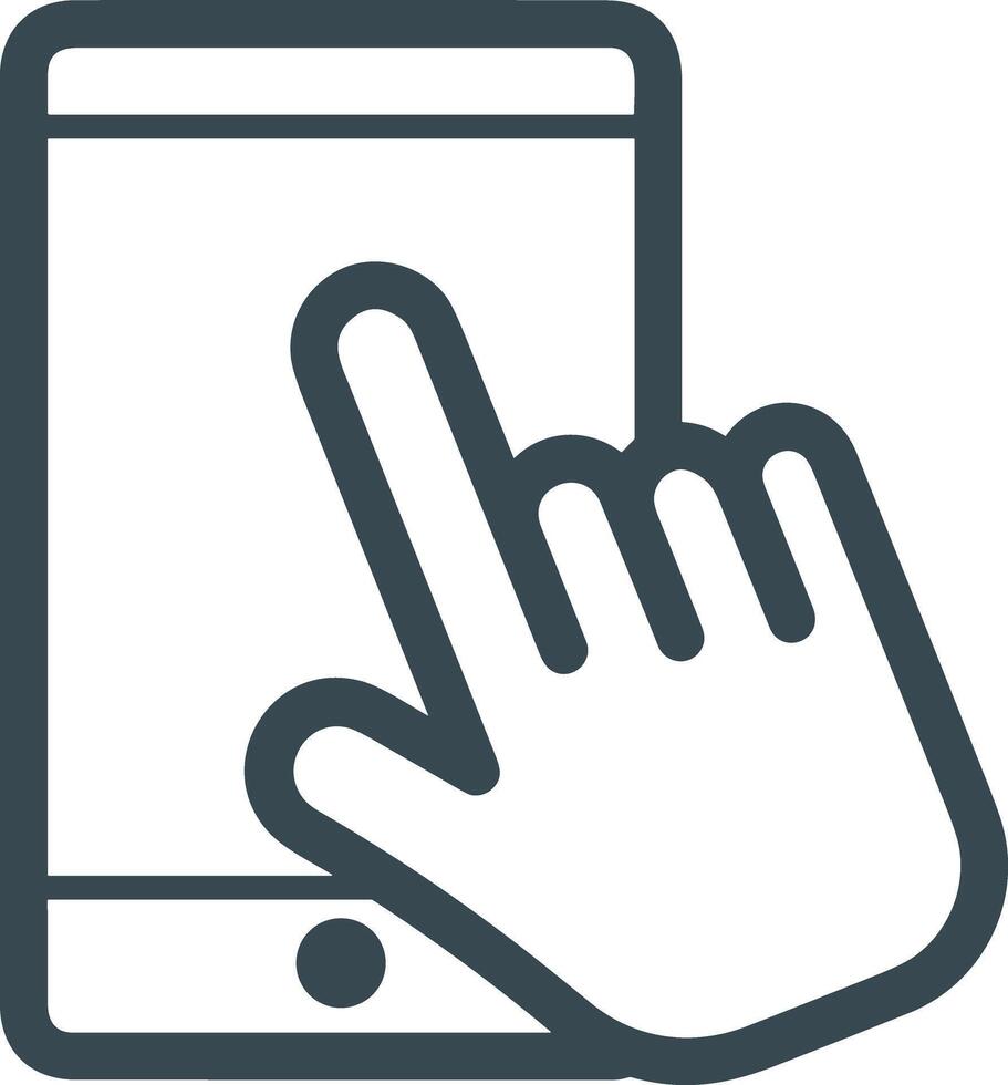 Hand icon symbol image illustration vector