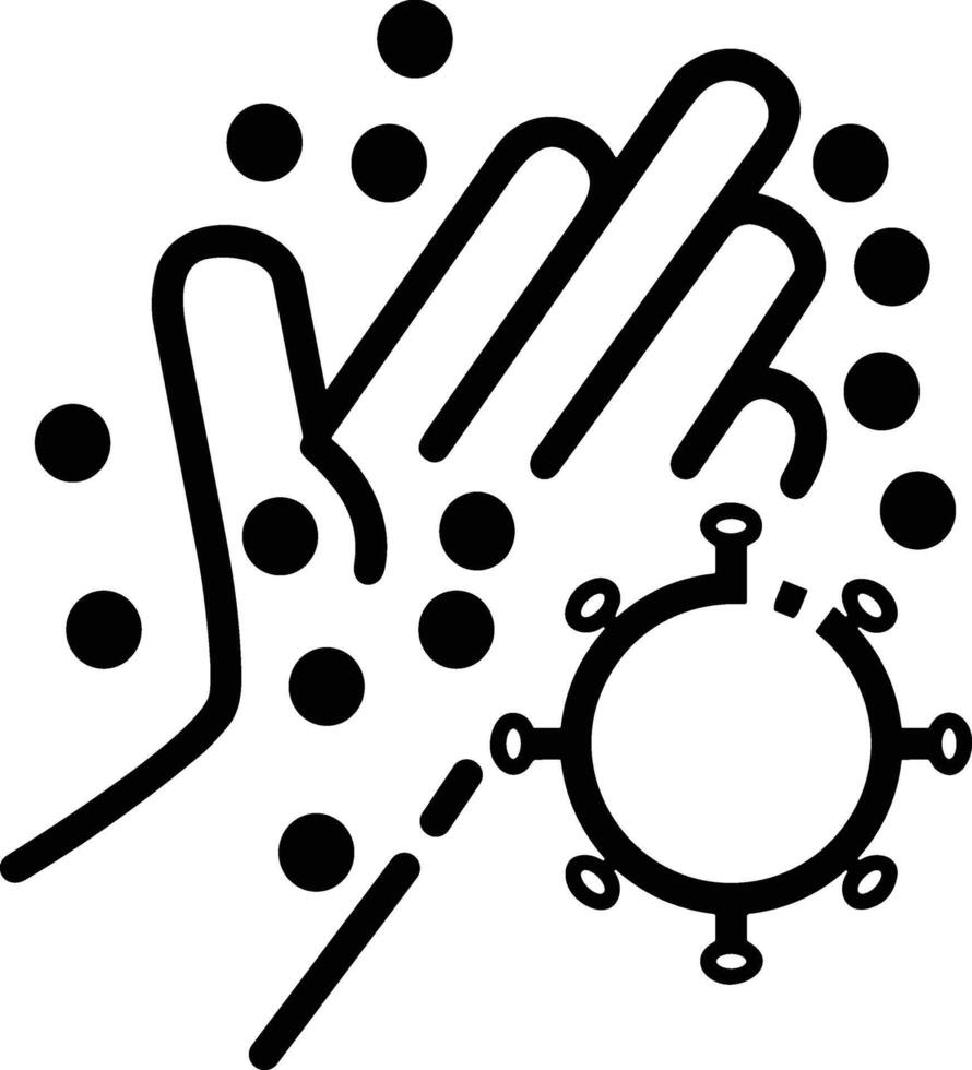 Hand icon symbol image illustration vector