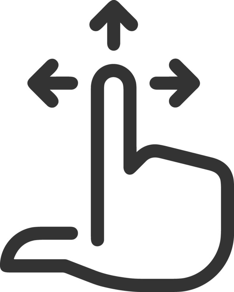 Hand icon symbol image illustration vector