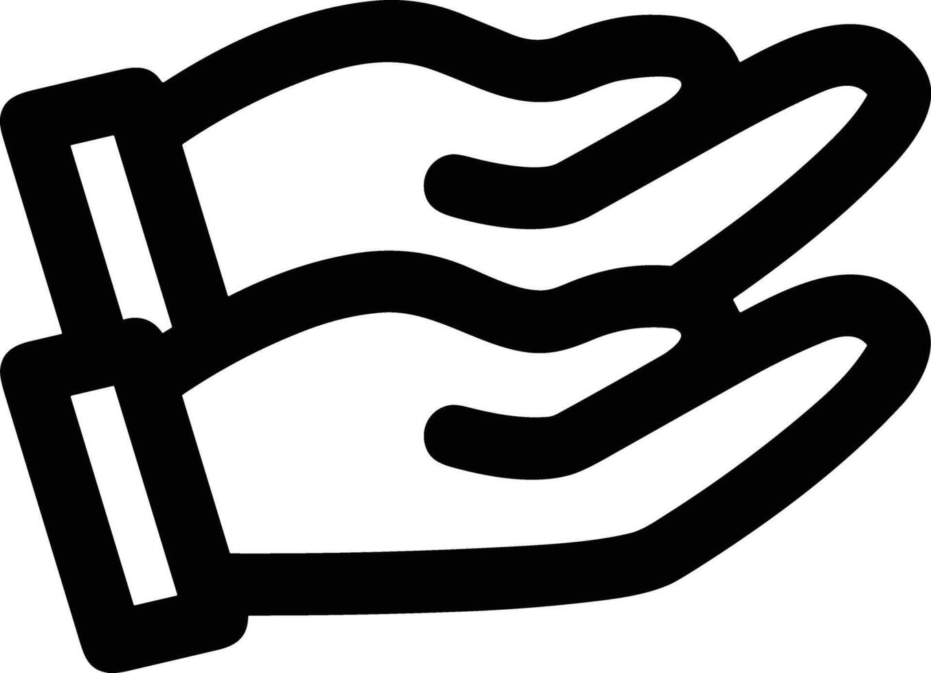 Hand icon symbol image illustration vector