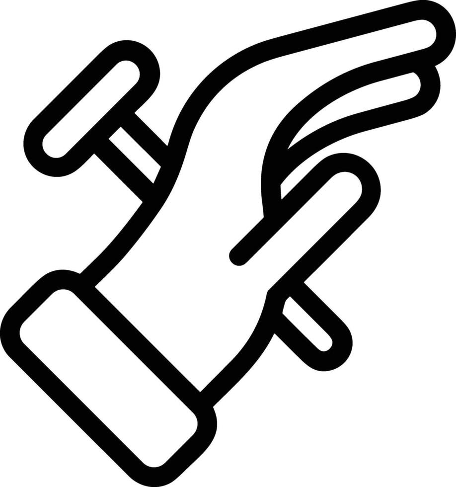 Hand icon symbol image illustration vector