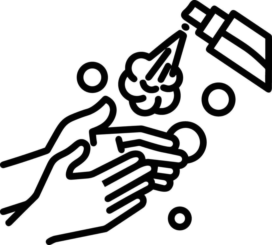 Hand icon symbol image illustration vector