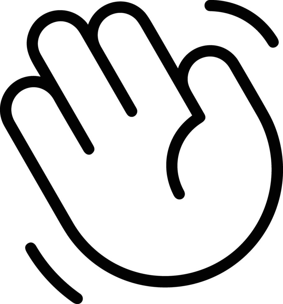 Hand icon symbol image illustration vector