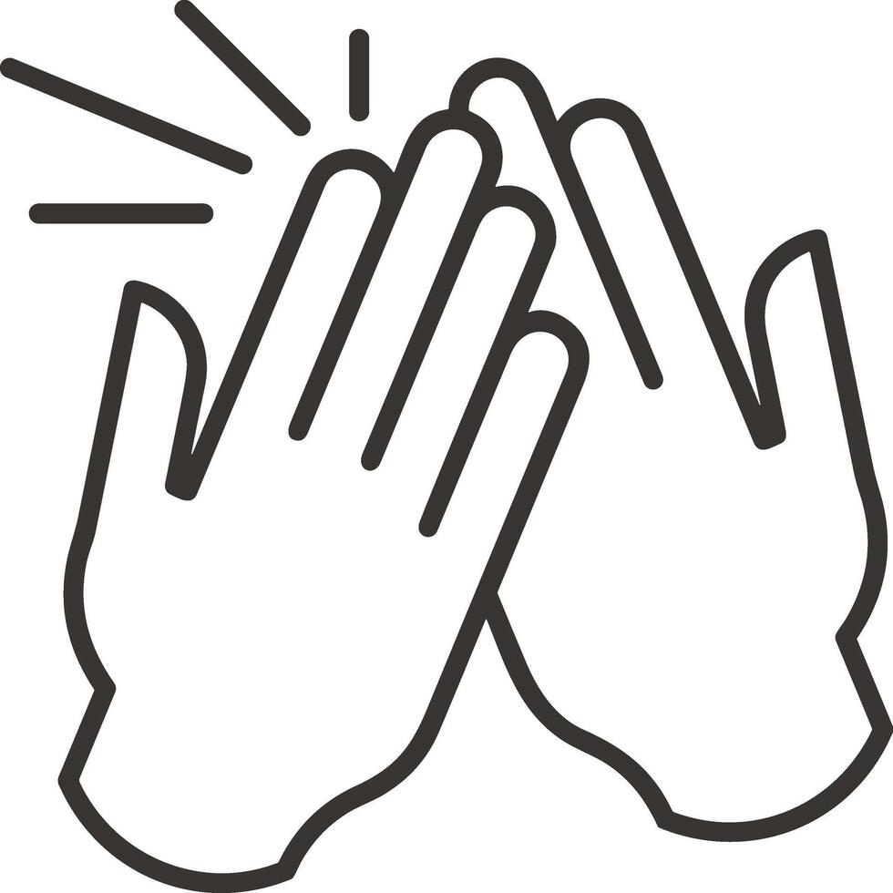 Hand icon symbol image illustration vector
