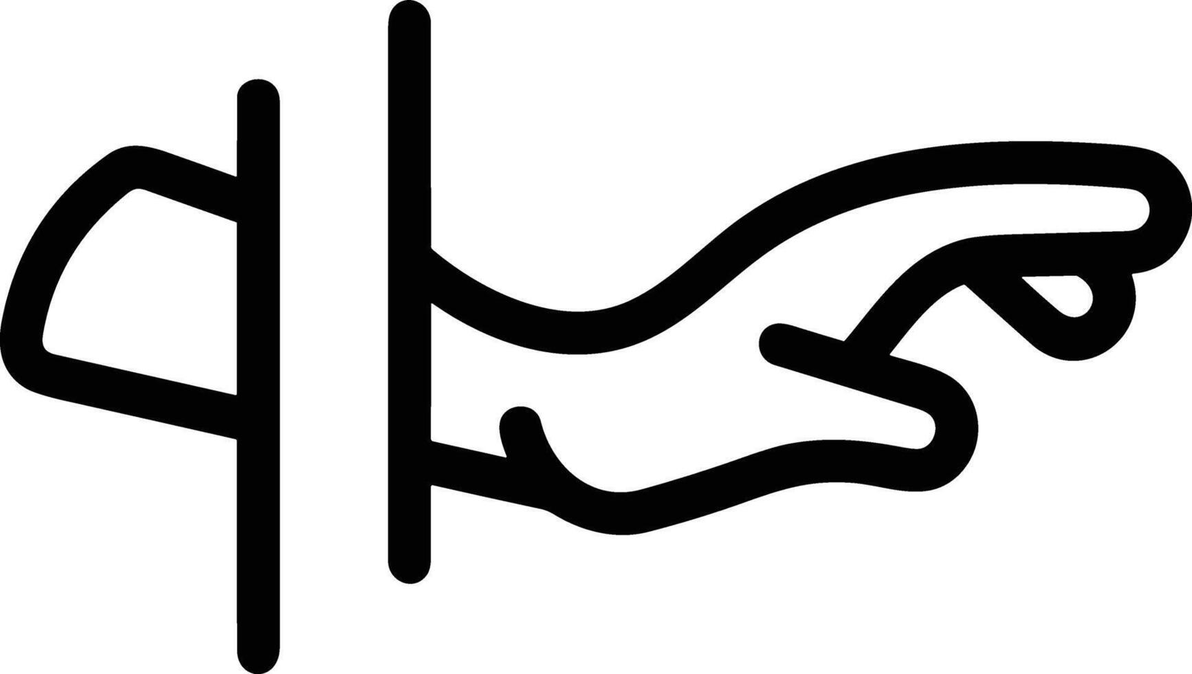 Hand icon symbol image illustration vector