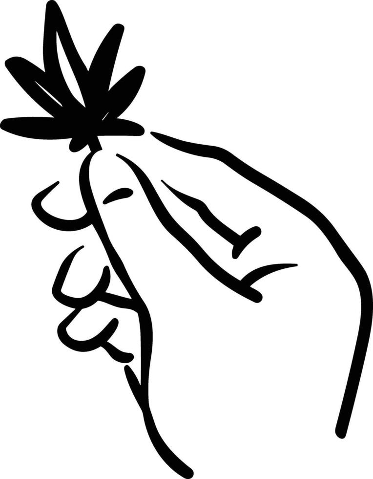 Hand icon symbol image illustration vector