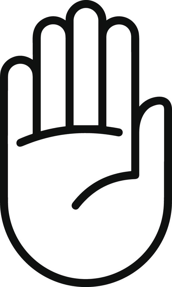 Hand icon symbol image illustration vector