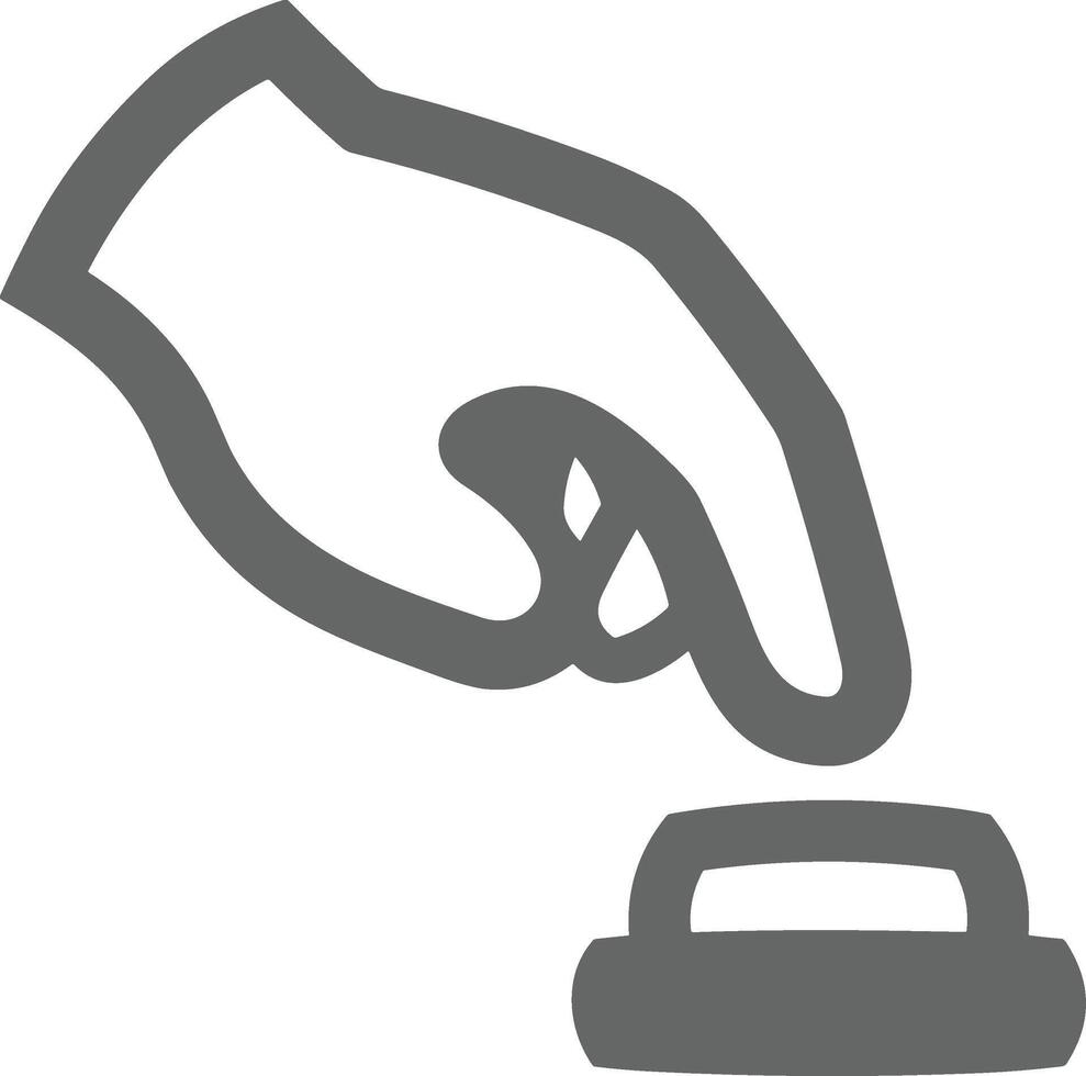 Hand icon symbol image illustration vector