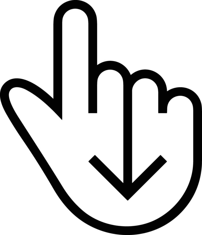 Hand icon symbol image illustration vector