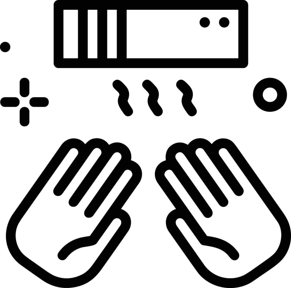 Hand icon symbol image illustration vector