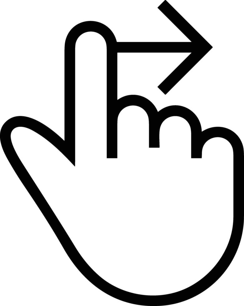 Hand icon symbol image illustration vector