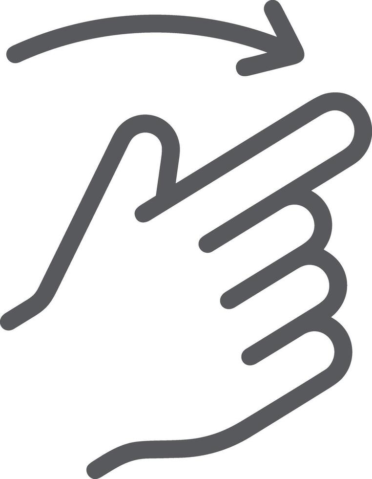 Hand icon symbol image illustration vector