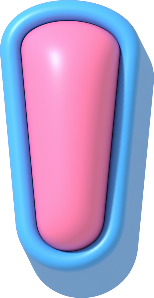 Letter I, Cute 3D Lettering png