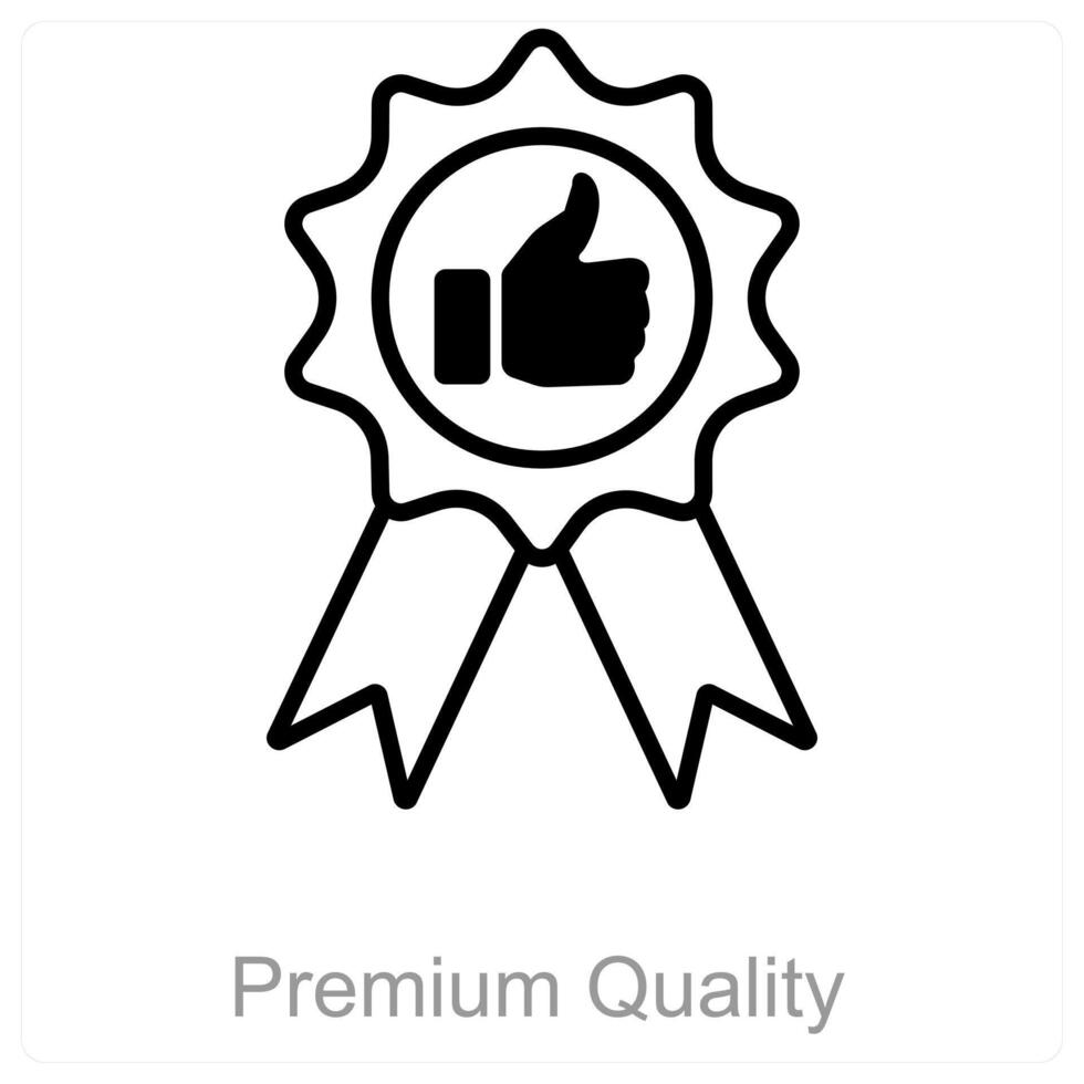 Premium Quality and elite icon concept vector