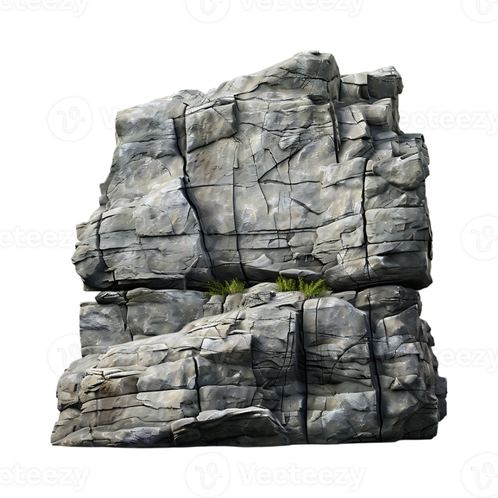 Rock Cliff on Transparent Background png