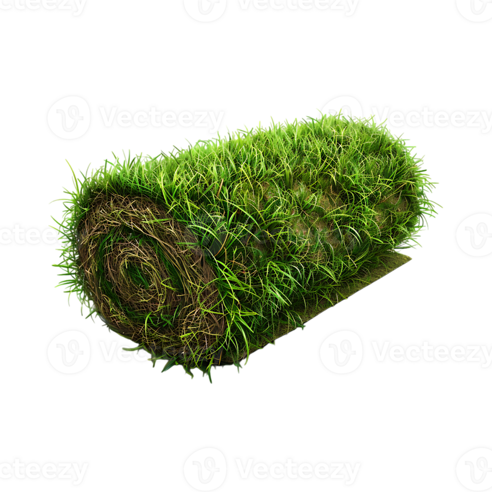 Roll of Grass on Transparent Background png