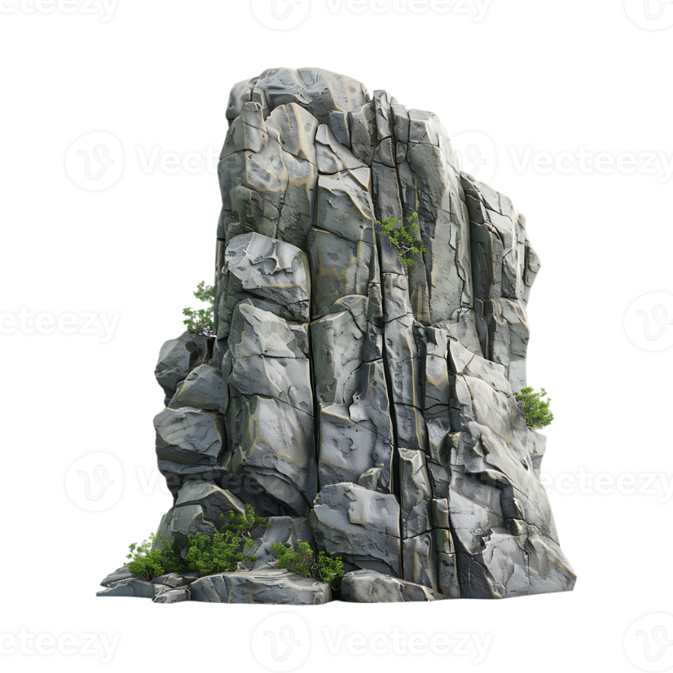Rock Cliff on Transparent Background png