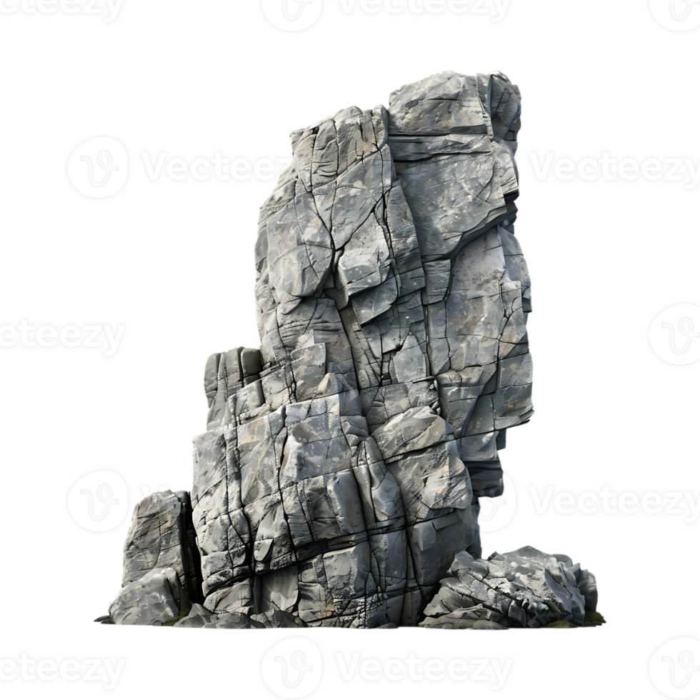 Rock Cliff on Transparent Background png