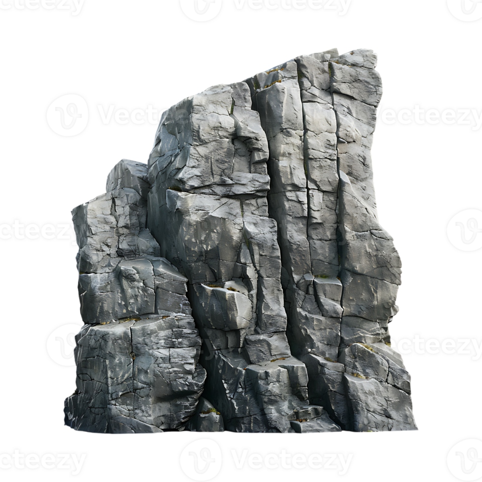 Rock Cliff on Transparent Background png