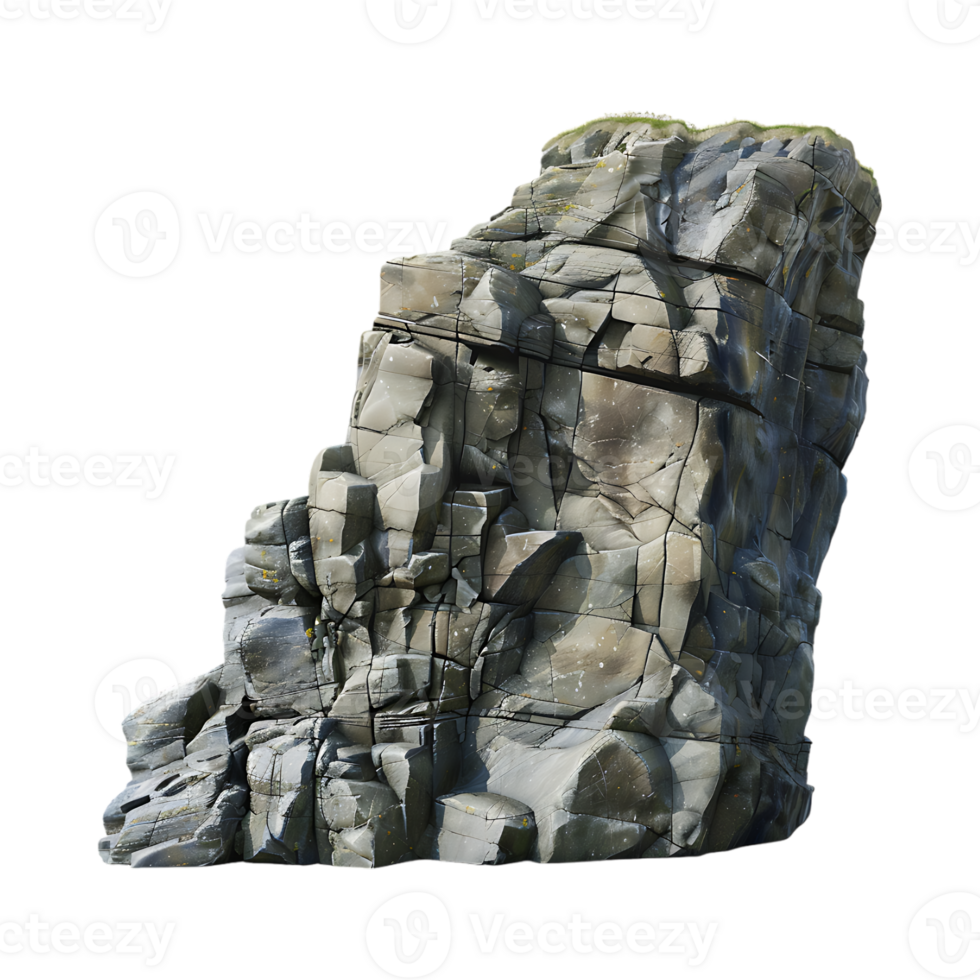 Rock Cliff on Transparent Background png